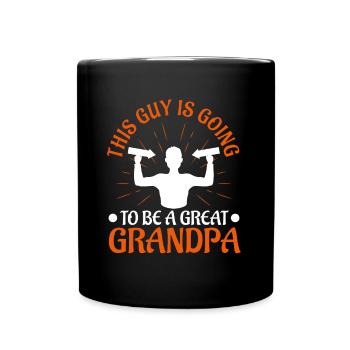 Ce gars va être un grand-père - Mug uni - noir - Devant