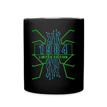 Birthday 1984 Gaming Limited Edition Gamer - Full Colour Mug - black - Front