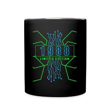 Geburtstag 1988 Gaming Limited Edition Gamer - Tasse einfarbig - Schwarz - Vorne