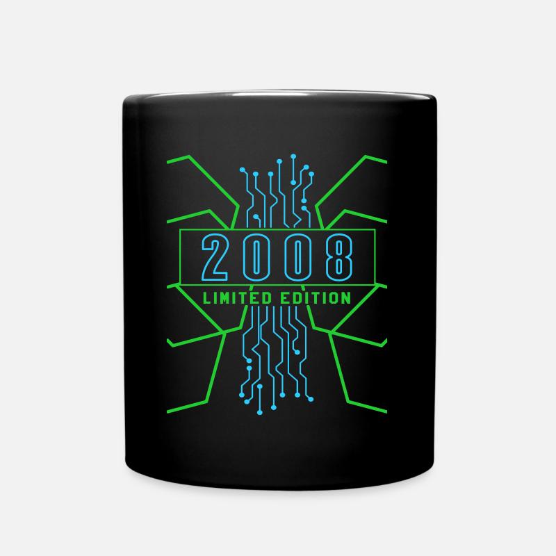 Geburtstag 2008 Gaming Limited Edition Gamer - Tasse einfarbig - Schwarz