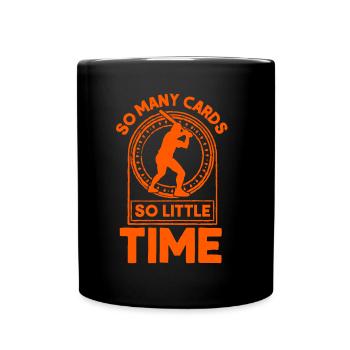 Baseball Card Collector Gift - Full Colour Mug - black - Front