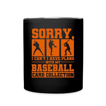 Collectionneurs de cartes de baseball Carte de baseball - Mug uni - noir - Devant