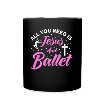 Ballerina Ballet Dancer Ballet Girls - Full Colour Mug - black - Front