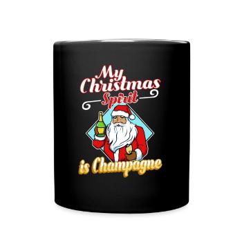 My christmas spirit is - Full Colour Mug - black - Front