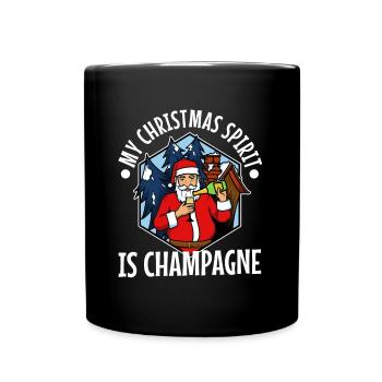 My christmas spirit is - Full Colour Mug - black - Front