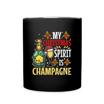 My christmas spirit is - Full Colour Mug - black - Front