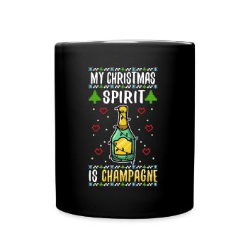 My christmas spirit is - Full Colour Mug - black - Front