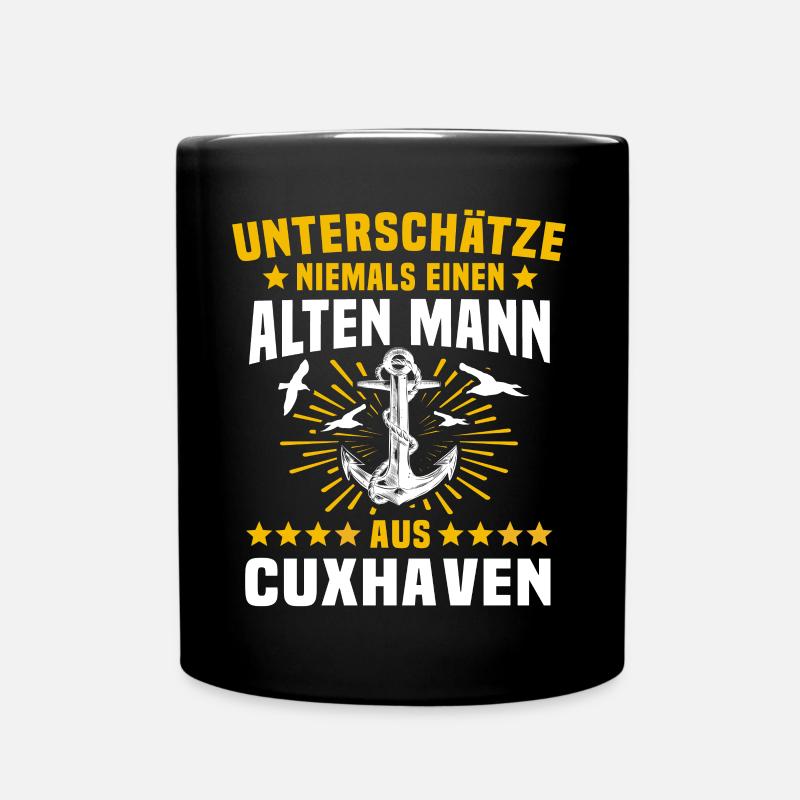 Cuxhaven Männer Cuxhavener Mann - Tasse einfarbig - Schwarz