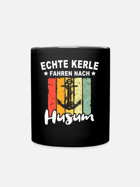 Husum Männer Husumer Mann - Tasse einfarbig - Schwarz