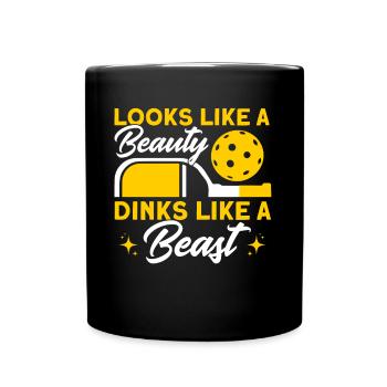 Pickleball Player Pickleball Paddleball Cadeau - Mug uni - noir - Devant