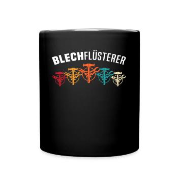 Spengler Bauspengler Spengeln - Tasse einfarbig - Schwarz - Vorne