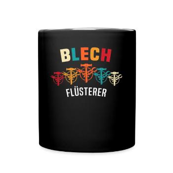 Spengler Bauspengler Spengeln - Tasse einfarbig - Schwarz - Vorne