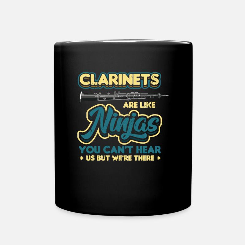 Les clarinettes sont comme des ninjas Marching Band - Mug uni - noir