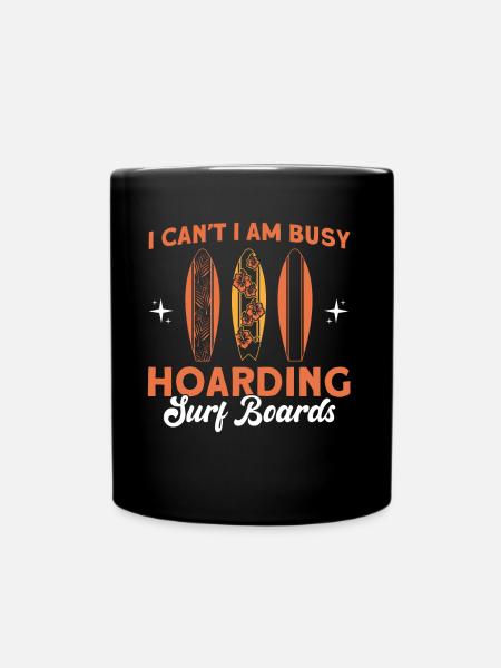Sammeln Surfen Sammlung Geschenk - Tasse einfarbig - Schwarz