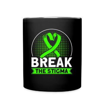 Mental Health Awareness Mental Health - Full Colour Mug - black - Front