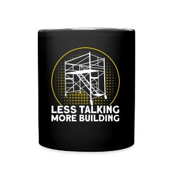 Scaffolding Scaffolding Scaffolding Scaffolding Gift - Full Colour Mug - black - Front