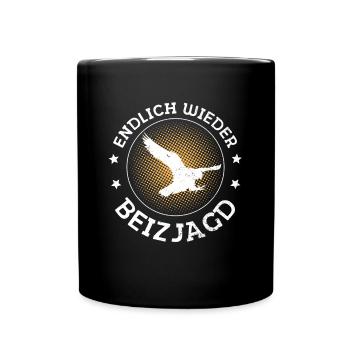 Falconry Falconry Pickling Bird of Prey Falcon - Full Colour Mug - black - Front