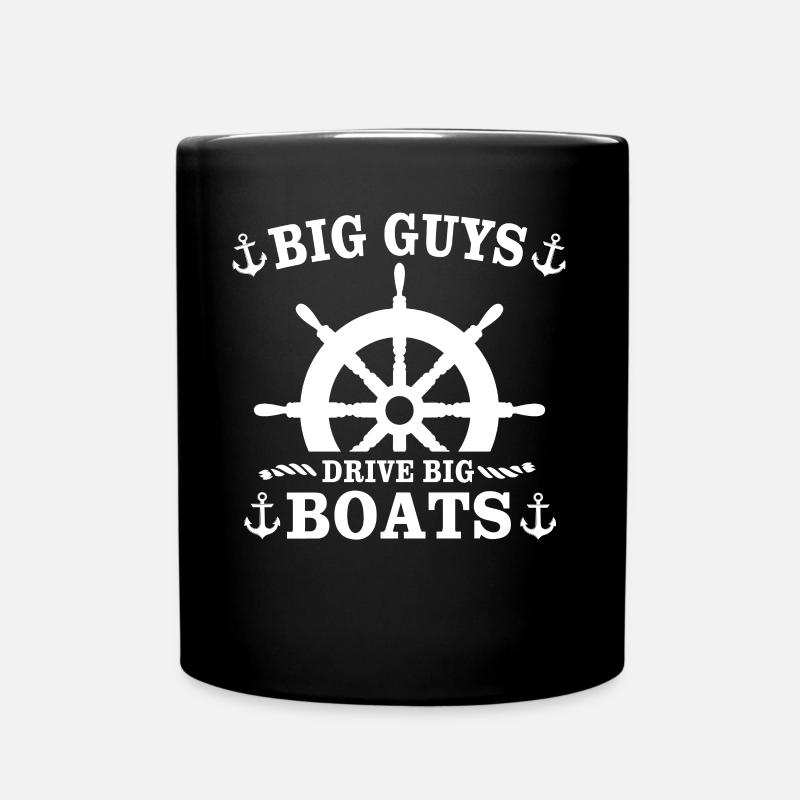 Captain Boat Captain - Full Colour Mug - black