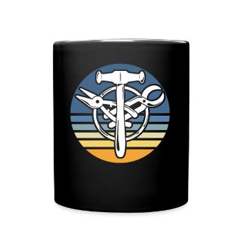Spengler Motif Bauspengler Guild - Full Colour Mug - black - Front