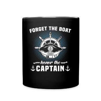 Captain Boat Owner Captain - Full Colour Mug - black - Front