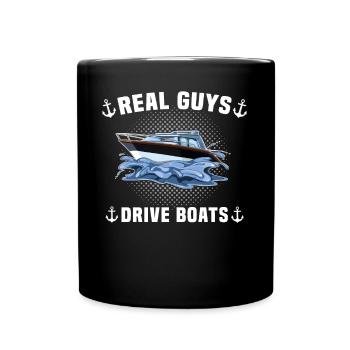 Captain Boat Owner Captain - Full Colour Mug - black - Front