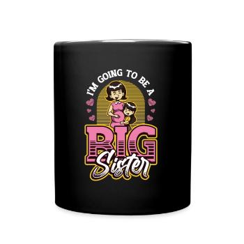 Dans Going To Be A Big Sister 2023, annoncez. - Mug uni - noir - Devant