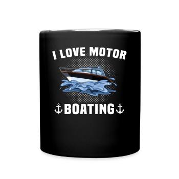 Capitaine Capitaine Bateau - Mug uni - noir - Devant