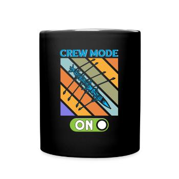 Rudermannschaft Ruderer Mannschaft Ruderer Geschen - Tasse einfarbig - Schwarz - Vorne