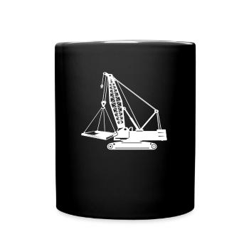 Crane Operator Crane Crane Driver - Full Colour Mug - black - Front