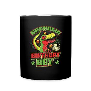 Grand-mère du garçon d’anniversaire - Mug uni - noir - Devant