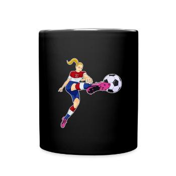 Équipe des Pays-Bas de football I Football Pays-Bas - Mug uni - noir - Devant