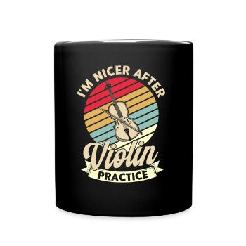 Violin Orchestra Violinist Violin Lover Gift - Full Colour Mug - black - Front
