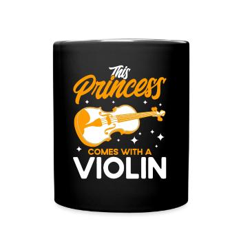 Orchestra Violinist Violin Lover Gift - Full Colour Mug - black - Front