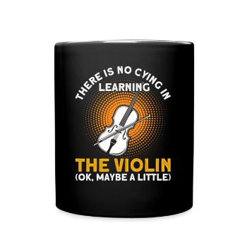 Violoniste Orchestre-Violoniste Violoniste Gesche - Mug uni - noir - Devant