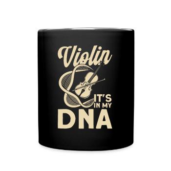Violinist Orchestra violinist Violin lover - Full Colour Mug - black - Front