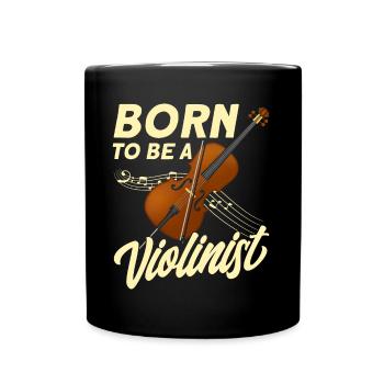 Cadeau de violoniste violoniste - Mug uni - noir - Devant