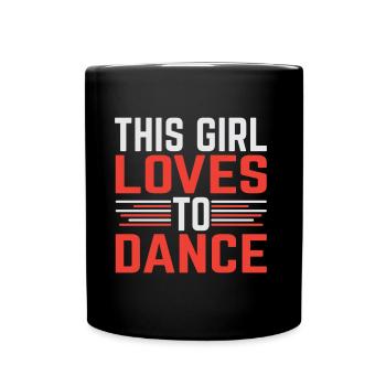 Juste une fille qui aime le hip-hop - Mug uni - noir - Devant