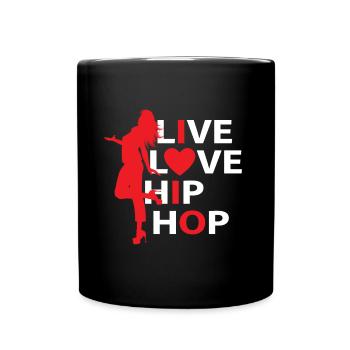 Juste une fille qui aime le hip-hop - Mug uni - noir - Devant