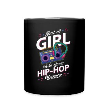Juste une fille qui aime le hip-hop - Mug uni - noir - Devant