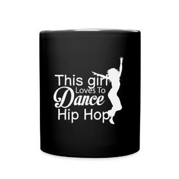 Juste une fille qui aime le hip-hop - Mug uni - noir - Devant