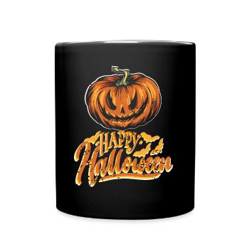 Halloween Pumpkin - Full Colour Mug - black - Front