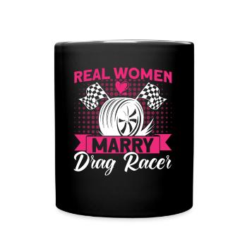 Racing Car Drag Racing Car Racing Gift - Full Colour Mug - black - Front
