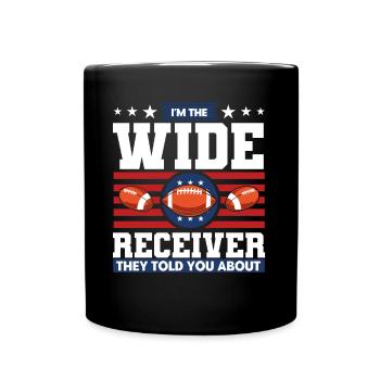 Football Game Football Player American Football - Full Colour Mug - black - Front