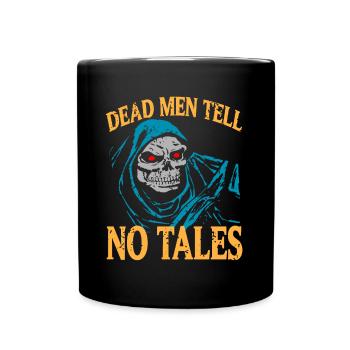Halloween - Dead Men Tell No Tales - Tasse einfarbig - Schwarz - Vorne