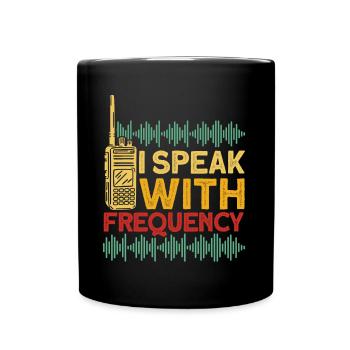 Diffusion en code Morse radioamateur radio amateur Gehe - Mug uni - noir - Devant
