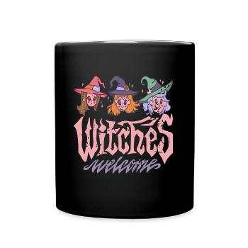 Sorcières - Groupe de fête des sorcières - Mug uni - noir - Devant