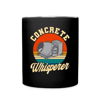 Bétonière Béton Bâtisseur en béton armé Travailleur de la construction cadeau - Mug uni - noir - Devant