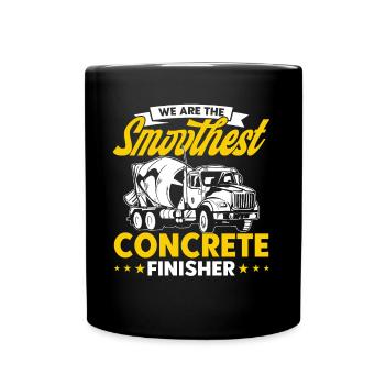 Betonbauer Stahlbetonbauer Baustelle Geschenk - Tasse einfarbig - Schwarz - Vorne