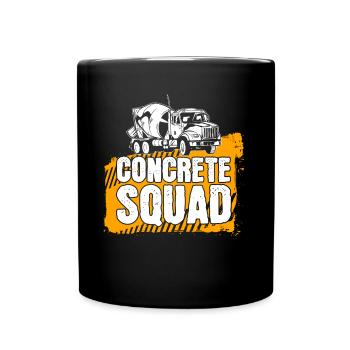 Concrete Builder Concrete Mixer Reinforced Concrete Builder Gift - Full Colour Mug - black - Front