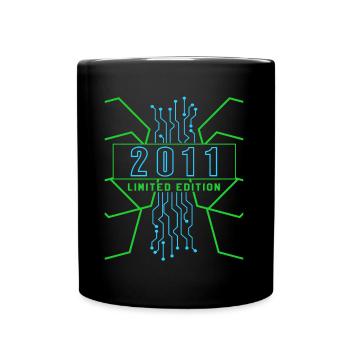 Geburtstag 2011 Gaming Limited Edition Gamer - Tasse einfarbig - Schwarz - Vorne